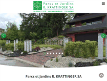 Tablet Screenshot of parcs-jardins.ch